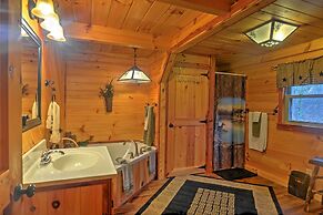 Rustic Dundee Log Cabin w/ Hot Tub & Forest Views!