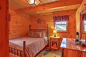 Rustic Dundee Log Cabin w/ Hot Tub & Forest Views!