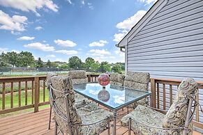 Pond-view Deck + Pool Table: Woodbridge Haven!