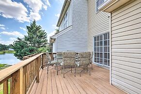 Pond-view Deck + Pool Table: Woodbridge Haven!