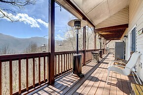 Stunning Maggie Valley Getaway w/ Decks, Fire Pit!