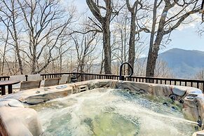 Stunning Maggie Valley Getaway w/ Decks, Fire Pit!