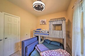 Waterfront Lake Eufaula Home: Multi-level Balcony