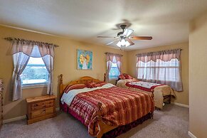 Waterfront Lake Eufaula Home: Multi-level Balcony