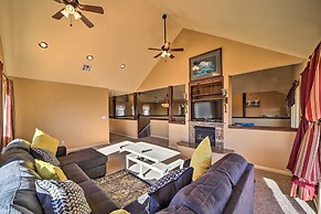 Waterfront Lake Eufaula Home: Multi-level Balcony