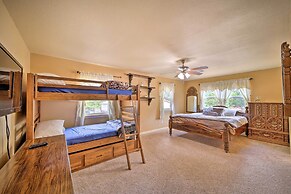 Waterfront Lake Eufaula Home: Multi-level Balcony