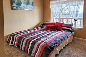 Waterfront Lake Eufaula Home: Multi-level Balcony