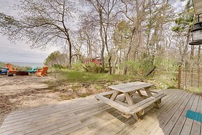 Beachfront Lake Michigan Cottage: Fire Pit & Deck