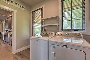 Fire Pit & Deck: Mtn-view Glenville Getaway!