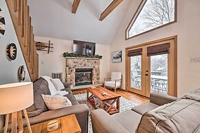 Walk to Arrowhead Lake: Cabin w/ Private Hot Tub!