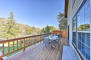 Inviting Julian Home w/ Scenic View & Hot Tub