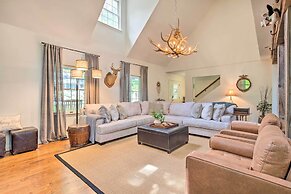 Deck w/ Fireplace: Pet-friendly Lake Lure Retreat