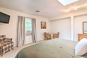 Deck w/ Fireplace: Pet-friendly Lake Lure Retreat