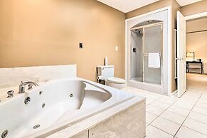 Deck w/ Fireplace: Pet-friendly Lake Lure Retreat