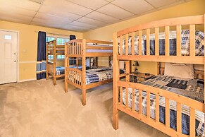 Deck w/ Fireplace: Pet-friendly Lake Lure Retreat