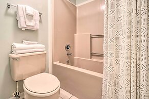 Deck w/ Fireplace: Pet-friendly Lake Lure Retreat