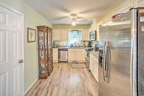 Oak Island Home w/ Yard < 1 Mi to the Beach!