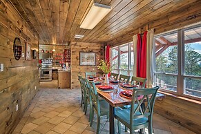 Broken Bow Mountaintop Home w/ Hot Tub!