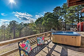 Broken Bow Mountaintop Home w/ Hot Tub!