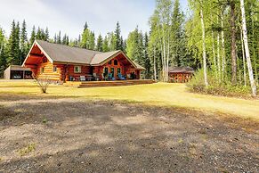 Riverside Log Cabin: On-site Aurora Viewing!