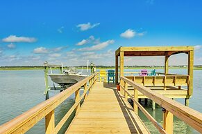 'reel Blessed' Topsail Beach Home w/ Private Dock!