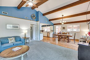 'reel Blessed' Topsail Beach Home w/ Private Dock!