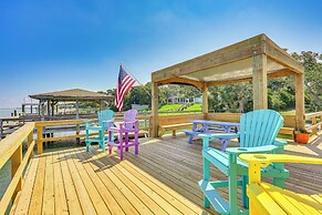 'reel Blessed' Topsail Beach Home w/ Private Dock!