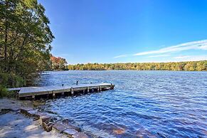 Pocono Lake Paradise w/ Private Beach & Dock!