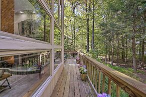 Pocono Lake Paradise w/ Private Beach & Dock!