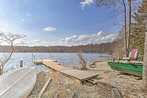 Pocono Lake Paradise w/ Private Beach & Dock!