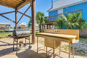 Waterfront Dauphin Island Home w/ Deck & Boat Dock