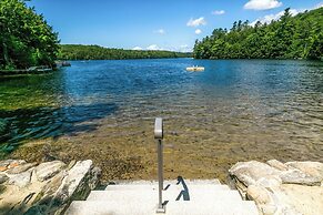 Cozy Tuftonboro Escape: Steps to Private Beaches!