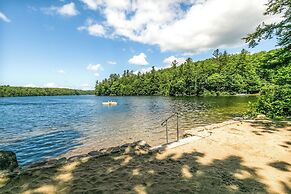 Cozy Tuftonboro Escape: Steps to Private Beaches!