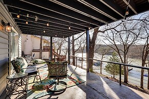 Deck, Fire Pit & Grill: Lakefront Oklahoma Abode
