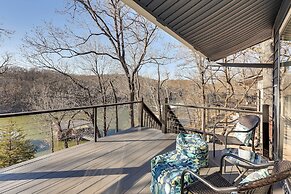 Deck, Fire Pit & Grill: Lakefront Oklahoma Abode