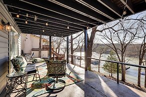 Deck, Fire Pit & Grill: Lakefront Oklahoma Abode