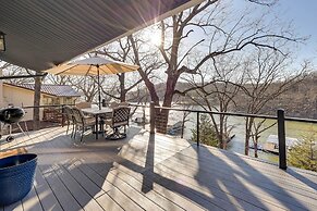 Deck, Fire Pit & Grill: Lakefront Oklahoma Abode