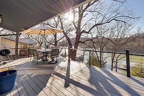 Deck, Fire Pit & Grill: Lakefront Oklahoma Abode