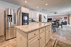 Spacious Lakefront Home w/ Sunroom & Bar!