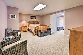 Spacious Lakefront Home w/ Sunroom & Bar!