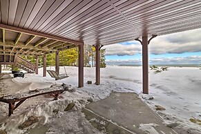 Spacious Lakefront Home w/ Sunroom & Bar!