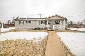 Waterfront Evart House on Chippewa Lake Channel