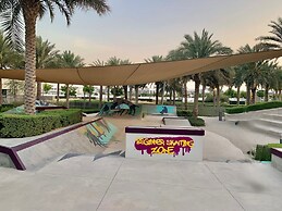 Luxurious Dubai Hills with balcony park view