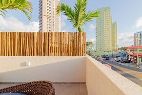 JB02 Flat - 250m da Praia de Jaguaribe