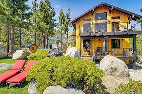 Decks + Lake Tahoe Views: Secluded Mtn Cabin!