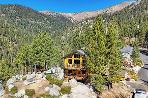 Decks + Lake Tahoe Views: Secluded Mtn Cabin!