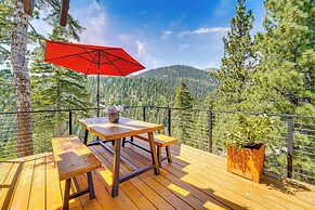 Decks + Lake Tahoe Views: Secluded Mtn Cabin!