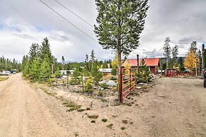4 Mi to Grand Lake: Mtn-view Cabin w/ Fire Pit!