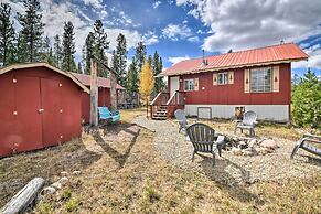 4 Mi to Grand Lake: Mtn-view Cabin w/ Fire Pit!