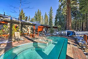 Walk to Ski Shuttle: Truckee Condo w/ Hot Tub